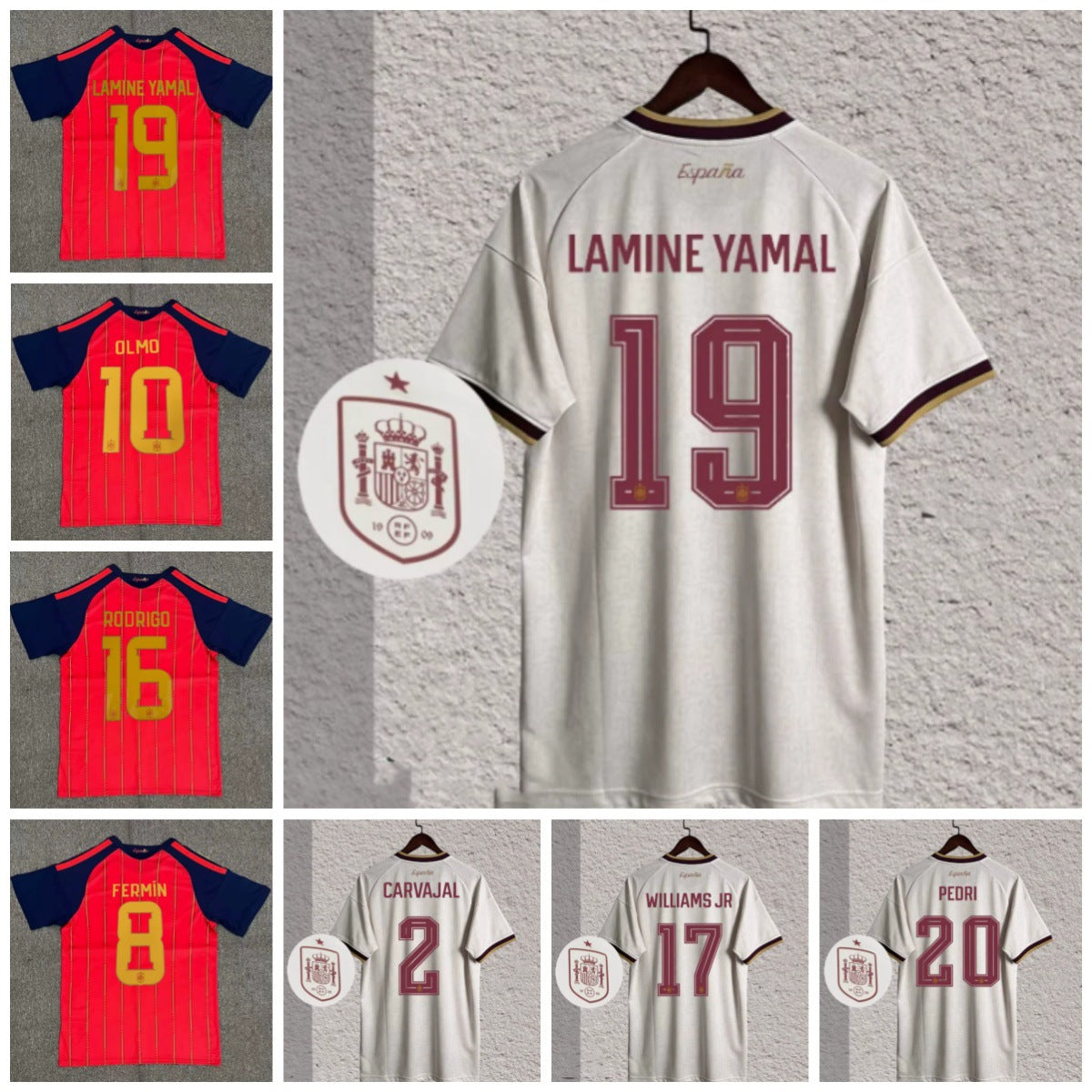 Spain Football Jersey Player Edition