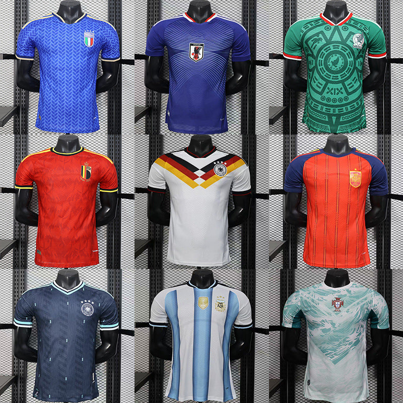 Football Team Jerseys Short Sleeve Sports Uniform