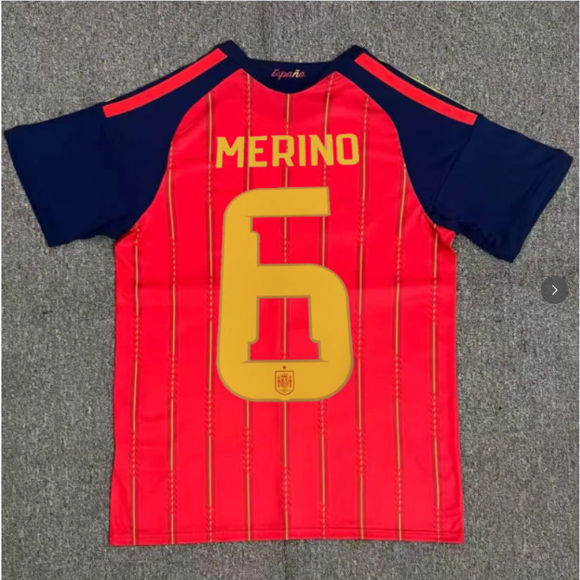 Spain Football Jersey Player Edition
