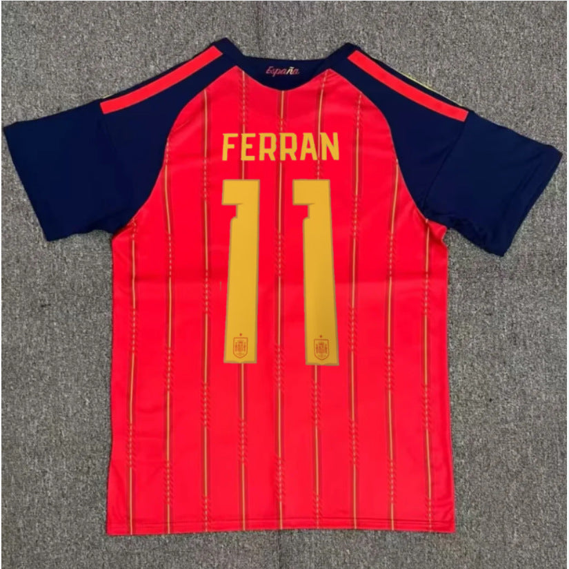 Spain Football Jersey Player Edition